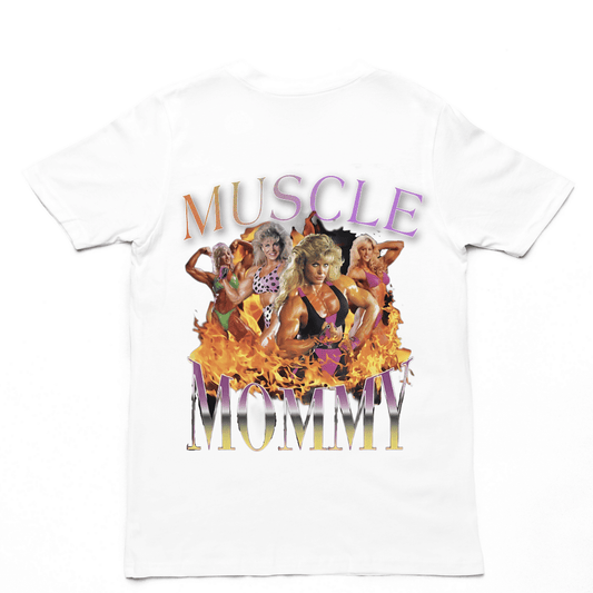 Muscle Mommy Premium Oversize Shirt (Backprint)