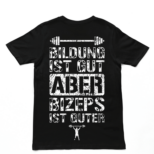 BIZEPS IST GUTER Premium Oversize Shirt (Backprint)