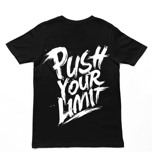 PUSH YOUR LIMIT Premium Oversize Shirt (Backprint)